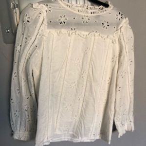 JCREW white top size s